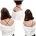 KESYOO Fashionable Crystal Rope Neck Bra Straps 1.8cm 3-pack Bra Strap Replacement for Tops Tank Tops