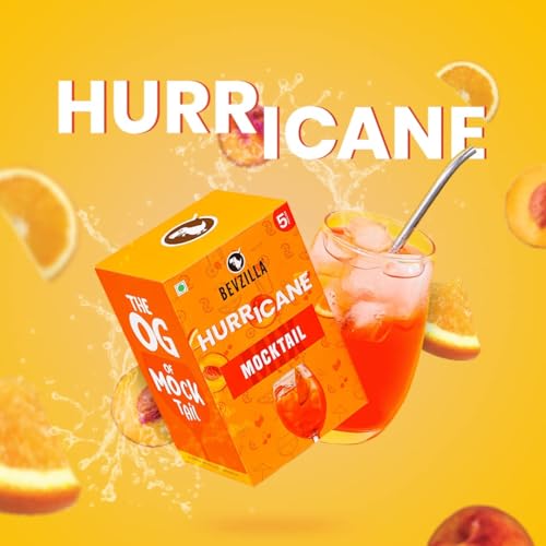 Image of Bevzilla Mocktail Mixer Powder Combo Pack - Hurricane, Martini, Mojito & Cosmo (20 Servings) | Non-Alcoholic, Low-Calorie, Instant & Refreshing | Perfect for Guilt-Free Party Mocktails