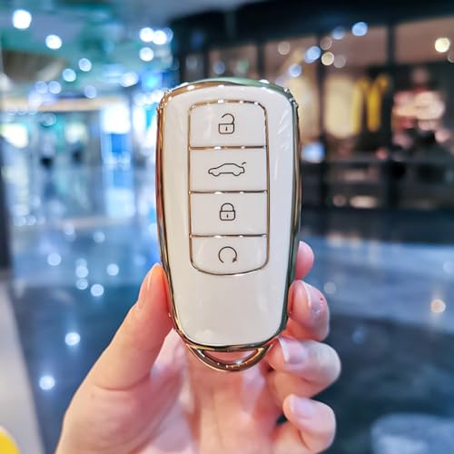 Funda para llave de coche con acabado elegante de TPU para Tiggo 8 Plus