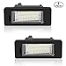 URAQT LED Luci Targa per Auto, 12V Lampada Targa 24 LED 3528-SMD Canbus Nessun Errore, 6000K Bianca Luce Targa per BMW E39, E60, E82, E90, E92, E93, M3, E39, E60, E70, X5, E60, E61, M5, E88 (BMW)