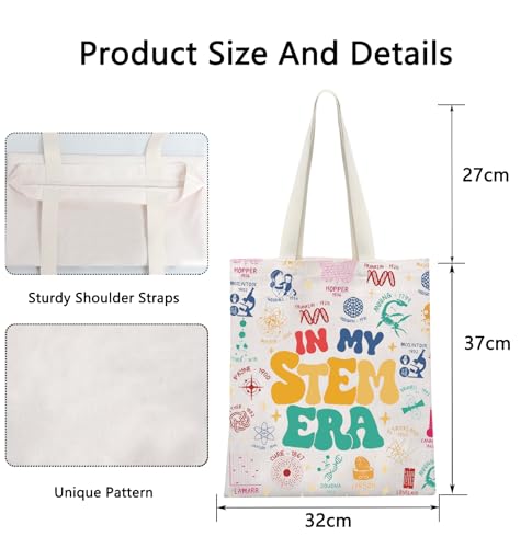 POFULL Bolsa Tote Stem Teacher Gift PhD Feminist miniatura 6