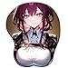 Produktbild GUANBBD-Anime Honkai Star Rail Kafka 3D Mauspad mit Handgelenkauflage Gaming Mauspads Rutschfestes Mauspad 3D Mauspads 3D Ergonomisches Mauspad-Mousepad 7412
