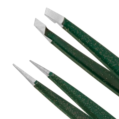 Tweezerman Enchanted Garden Mini Tweezer Set - Eyebrow Tweezers for Women and Men - Image 3