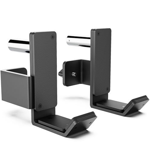 Synergee J-Hooks for Power and Squat Racks. 2x3 J-Cups Designed for 1” or 5/8 Hole. J-Hooks for Power Lifting, Squats and Presses. Sold in Pairs. by Synergee - Used condition - CA$30.67