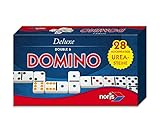 In Magnetschachtel noris 606108002 606108002-Deluxe Doppel 6 Domino, Spieleklassiker
