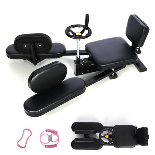 EVERYAMTE Leg Stretcher, Heavy Duty Steel Split Machine for Flexibility Training, 300LBS Leg Stretch Machine, Durable and Easy to Install Home Stretching Equipment, Improve Flexibilit