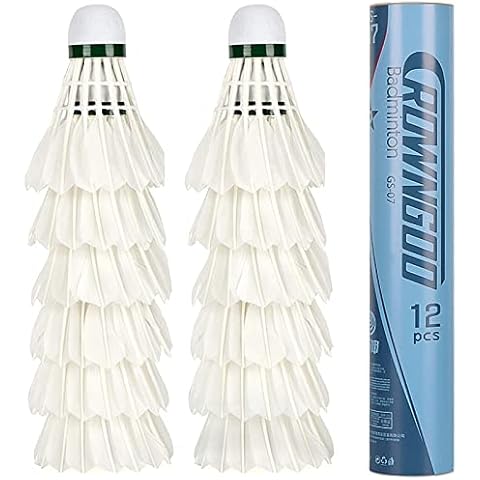 ALFFREUDE Volants de Badminton 12 Pcs Cover