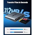 Acer SD 4.0 Card Reader, UHS-II Micro SD Reader USB C, Dual Slot Type C Memory Card Adapter with 100W PD Port for MicroSD SDXC SDHC UHS-II&UHS-I for iPhone 17/16/15, MacBook Neo/Pro/Air, Laptop(Grey) - Image 2
