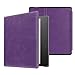 CaseBot Genuine Leather Case for Kindle Oasis (9th Gen, 2017 Release) - Slim Lightweight Cover with SF Coated Matte Finish Back Case Auto Wake/Sleep for Amazon All-New 7" Kindle Oasis, Midnight Violet