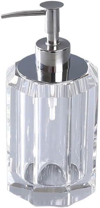 Shower Dispensers Hotel Push Bottle Dispenser Shampoo Shower Gel Wash Bathroom Premium Crystal Soap Lotion Dispenser,Bruin