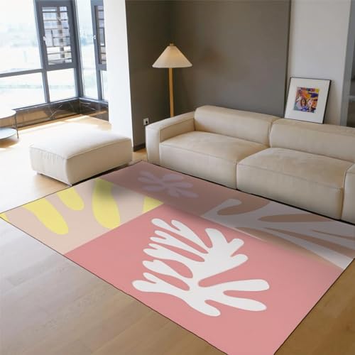 Tapis lavable Henri Matisse style motif d’algues pour balcon résistant extérieur intérieur