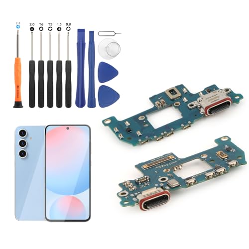 Port de charge Samsung S24 FE 5G avec kit outils complet pour réparation de connecteur