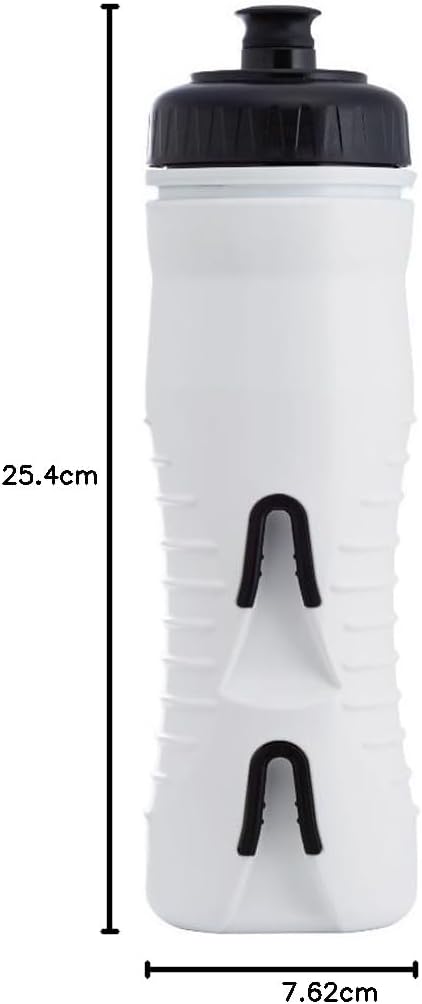 Fabric Insulated Bottle 600 ml White