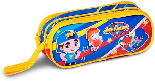 Estojo Duplo Infantil Escolar Aventureiro Luccas Neto