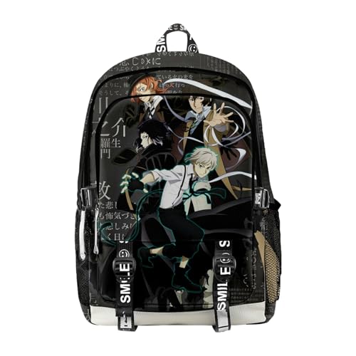 ISaikoy Anime Bungo Stray Dogs Backpack Bookbag Osamu Dazai Shoulder Bag School Bag 1