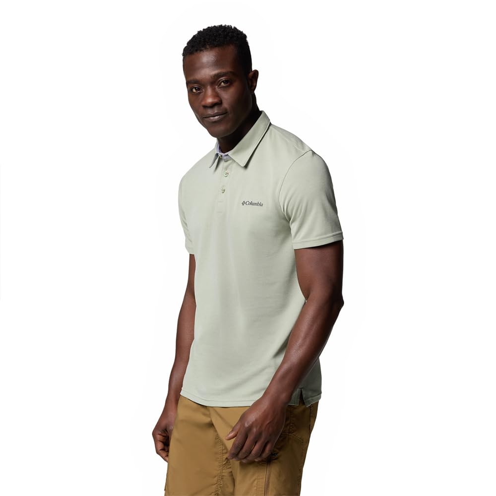 Columbia Nelson Point Polo, Polo Manga Corta para Hombre