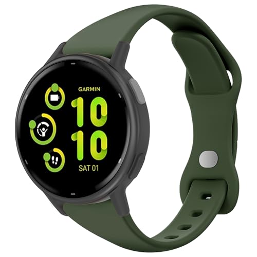 Laband (���o���h) 20mm �X�����V���R���r���v�o���h Garmin Vivoactive 6/5/3/3 Music/Forerunner 165/55/645/245�ɑΉ� ���^�\�t�g�i���[�X�|�[�c�����p���X�g�o���h�X�g���b�v Venu/Ve