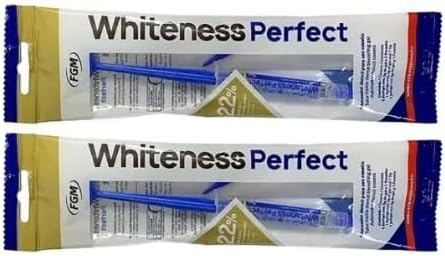 2 Packs of Whiteness Perfect 22 Percent Home Tooth Bleach 3g syg - 1