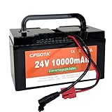 CFGOTA 24V 10Ah Lithium Battery for Ride-On Cars & Toys, Compatible with Dynacraft Realtree 24V UTVs- Lightweight & Long-Lasting, with 2A Fast Charger (24V10Ah)