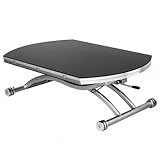 Plateau en verre teinté noir.