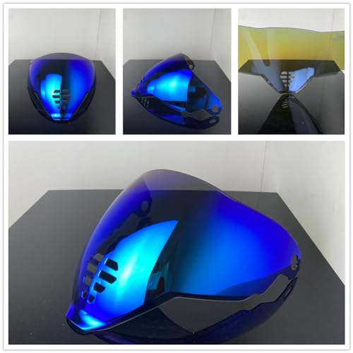 IC-06 Face Shield Replacement Visor For ICON Airflite IC-06 Helmet Shield Uv-protection (Silver-day use only)