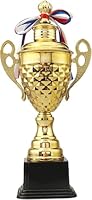 LYCN Goldene Sieger Trophäe, 37 cm Große Pokaltrophäe für Sportturniere, Wettbewerbe, Zeremonien und Partys