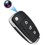 小型カメラ 隠しカメラ スパイカメラ 超軽量35g キーレス型【1080P画質 暗視 動体検知 128GB対応 カメラ小型】防犯カメラ小型 上書き録画 会議 商談 証拠撮影 屋外/屋内用 携帯便利 日本語取扱説明書付 ブラック