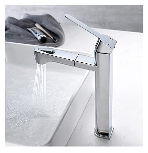 Robinet d'eau en laiton avec douchette extractible pratique