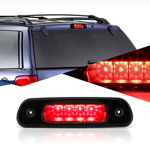 Auto Dynasty Tinted Housing LED 3rd Third High Mount Rear Brake Light Stop Lamp Compatible with Jeep Grand Cherokee WJ 99-04