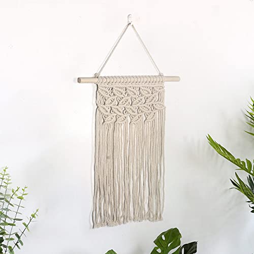 Cortina de pared tejida de algodón con borlas para salón 6
