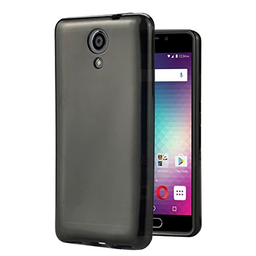 BLU Life One X2 case, NFW) TPU Gel Rubber Soft Skin Silicone Protective Case Cover for BLU Life One X2 (L0090UU)(TPU Black)