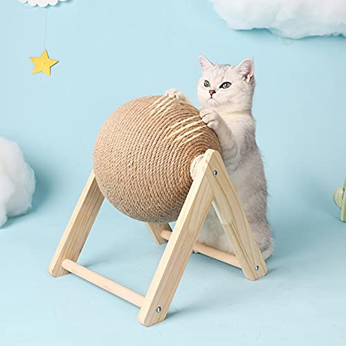 Brinquedos Para Arranhadores De Gatos, Bola De Rolagem Para Arranhões De Gatos De Sisal Para Brincar