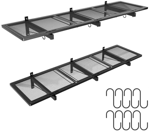 2 Pack Garage Wall Shelving,46"X 12.5" Garage Shelving Wall Mount...
