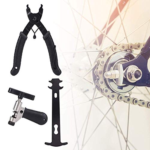 Ferramenta divisor de corrente de bicicleta, alicate de corrente + pinça de corrente + conjunto de c