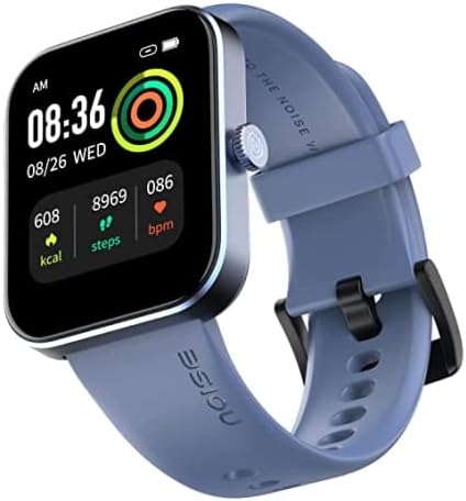 Noise ColorFit Pulse Grand Smart Watch with 1.69"(4.29cm) HD Display, 60 Sports Modes, 150 Watch Faces, Fast Charge, Spo2, Stress, Sleep, Heart Rate Monitoring & IP68 Waterproof (Electric Blue)