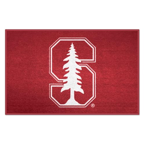 FANMATS 3616 NCAA - Stanford Cardinal Starter Mat Accent Rug - 19in. x 30in. | Sports Fan Home Decor Rug and Tailgating Mat - Cardinal S Primary Logo
