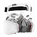 VEVOR Reusable Respirator Mask, Half Face Cover Gas Mask with Safety Glasses and Filters, Organic Vapor Mask and Dust-proof Face Cover, for Painting, Polishing, Welding, Woodworking and DIY Project