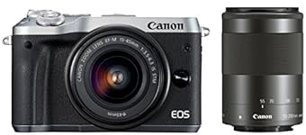 Canon ߥ顼쥹㥫 EOS M6 ֥륺७å(С) EF-M15-45mm/EF-M55-200mm ° EOSM6SL-WZK