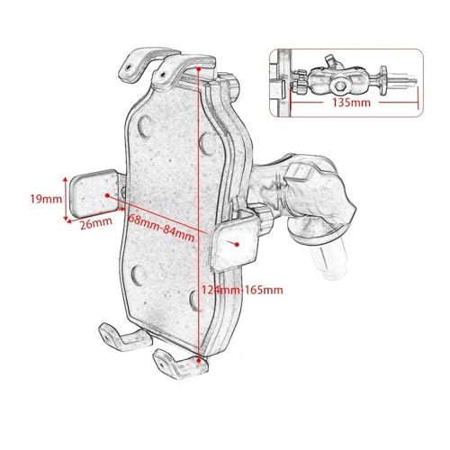 Support moto support navigation GPS téléphone fourche CBR 250RR 600RR 400R - 3