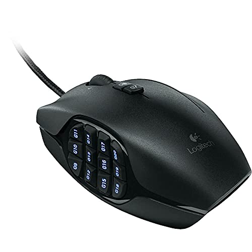 Image of Logitech G600 MMO Wired Gaming Mouse Black (910-002867)