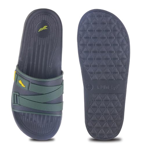 Image of FLITE FL-2015 Olive Sliders for Men - Comfortable & Durable Footwear