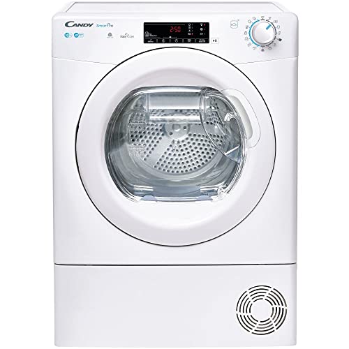 Candy CSOEC10TE 10kg Condenser Tumble Dryer, Sensor Dry, EasyCase, WiFi, White