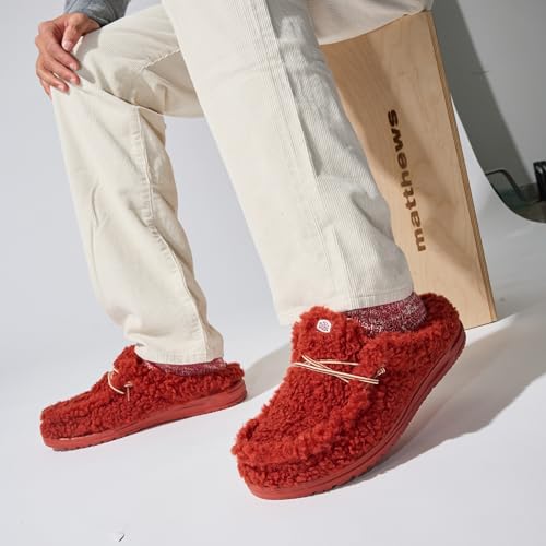 Image of HEYDUDE Men's Wally Cozy Slipper | Lightweight Men's Slip-On Shoes | Comfortable & Casual Everyday Footwear