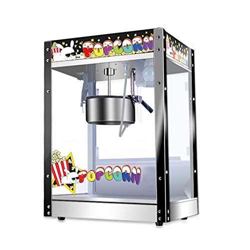 BLLXMX Elektrischer Popcornmaschine Popcorn-Hersteller, Gewerbliche Küche Cinema Party Snack-Möbel,1400 Watt Leistung…