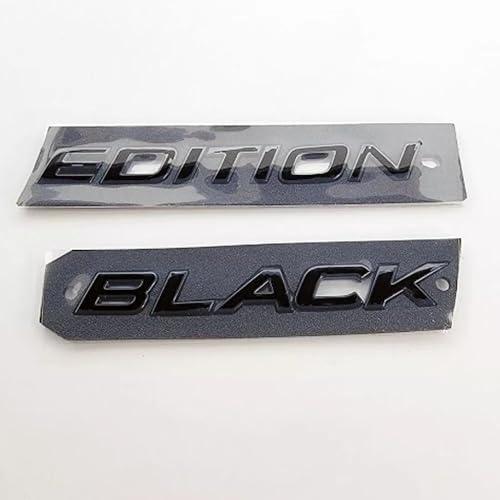 Image of 1x Black Edition Letters Emblem Badge Replacement for 2020-2021 Car Rear Decals Sticker (Gloss Black)