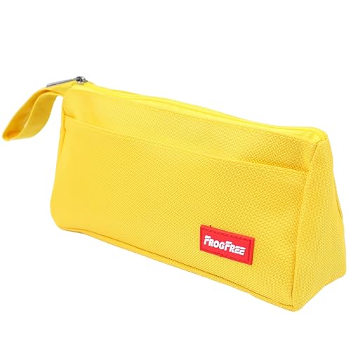 Image of Pencil Case with Zipper, Pencil Pouch for Students, Large Capacity Oxford Pen Bag for Girls, Portable Pouch for School & Office