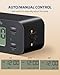 DEWENWILS 24 Hour Programmable Digital Timer Outlet with 1 Grounded Outlet, Timers for Electrical Outlets, Light Timer for Indoor Lamp Fan Aquarium, 125V/15A/1000W, 3 Prong, 1/2 HP, Black