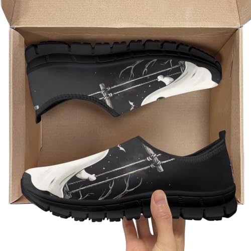 Image of Women's Loafers Slip On Slip Shoe Casual Walking Shoes Non Slip Work Shoes Mesh Athletic Sneakers
