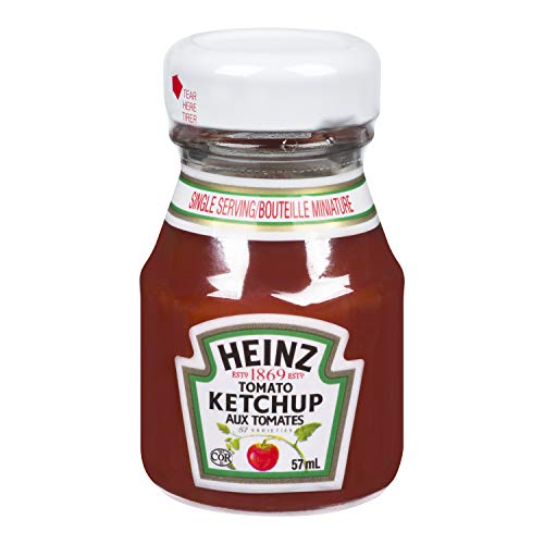 Amazoncom Heinz Tomato Ketchup 57ml19 Fl Oz Mini Bottles 60 Count Imported From Canada Grocery Gourmet Food