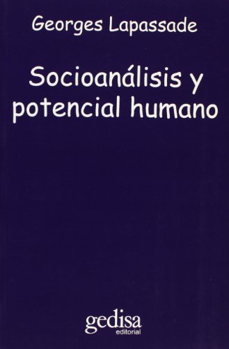 Portada de Socioanálisis Y Potencial Humano